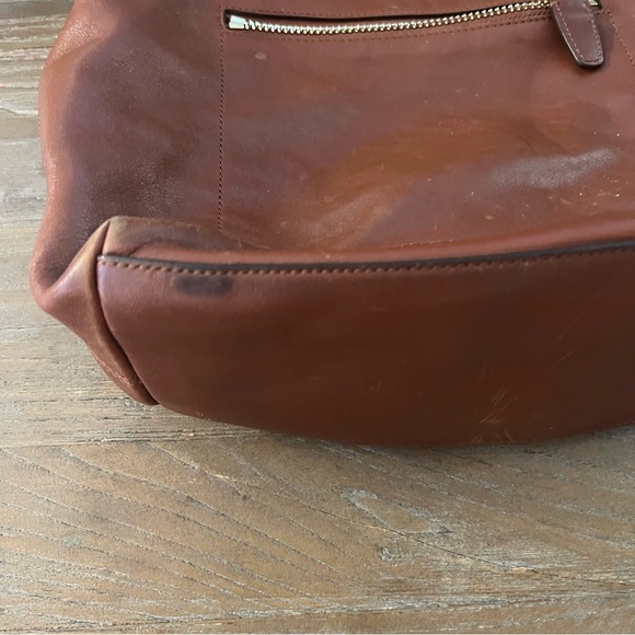 Coach Tan Leather Shoulder Bag - Picture 4 of 9